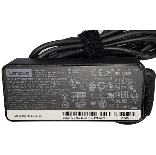 Genuine Lenovo 45W USB-C AC Adapter OEM. 20V-2.25A/15V-3A/9V-2A/5V-2A; Connector: USB-C TYPE-C by LENOVO - Refurbished condition - Image 2