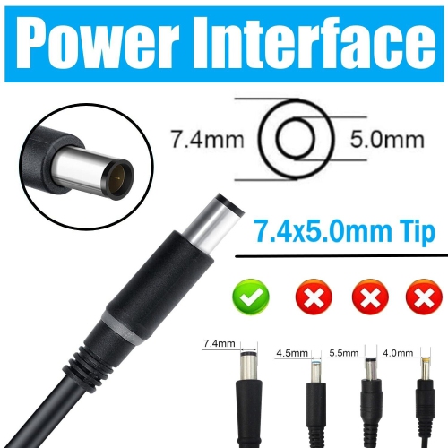 Refurbished Genuine HP AC Adapter Charger 19.5V 3.33A 65W 7.4*5.0mm Tip