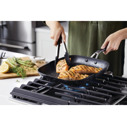 KitchenAid Hard Anodized Nonstick Cookware Set, 10-Piece, Onyx Black