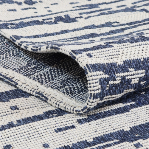 Sunnydaze Allusive Boundaries Indoor Area Rug - Midnight - 5 ft x 7 ft