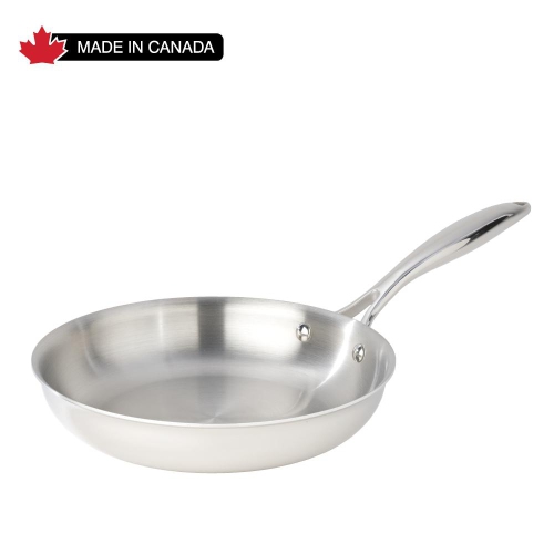 Meyer SuperSteel Tri-Ply Clad Stainless Steel 20cm/8" Fry Pan, Skillet, Made in Canada