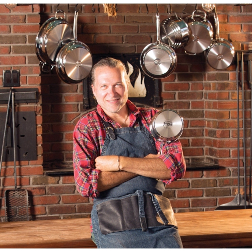 Meyer SuperSteel Tri-Ply Clad Stainless Steel 20cm/8" Fry Pan, Skillet, Made in Canada