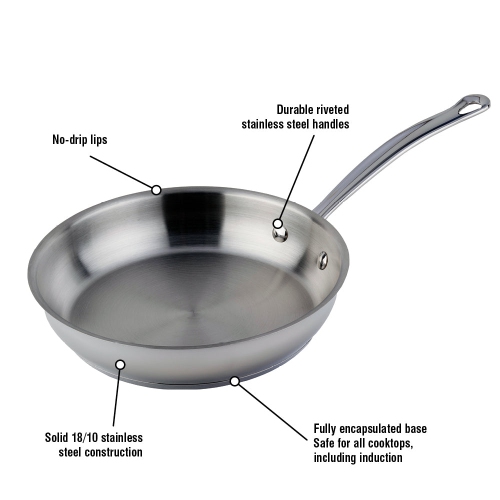 Meyer Nouvelle Stainless Steel 20cm Frying Pan, Made in Canada