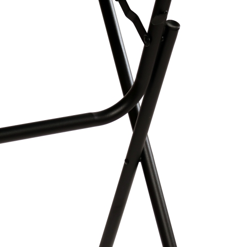 Sunnydaze Folding Round Patio Bar-Height Table - 31.75 in - Gray