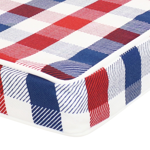 Sunnydaze Outdoor Square Seat Cushion - 17 in - Americano - Set of 2