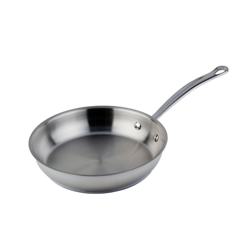Image 1 de 2.. Sauteuse 24&nbsp;cm en acier inoxydable Nouvelle de Meyer, fabriquée au Canada