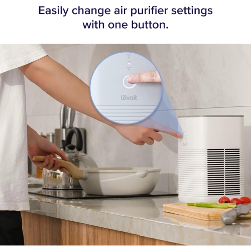 LEVOIT Air Purifiers for Bedroom Home, HEPA Freshener Filter Small Room Cleaner with Fragrance Sponge for Smoke, Allergies, Pet Dander, Odor, Dust