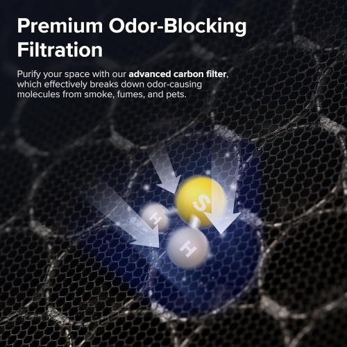 LEVOIT Air Purifiers for Home Large Room Bedroom Up to 1110 Ft² with Air Quality and Light Sensors, Smart WiFi, Washable Filters, H13 True HEPA