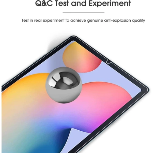[Paquet de 2] Protecteur d'écran en verre trempé pour Galaxy Tab S6 Lite de 10,4&nbsp;po | Dureté 9H, transparent, antirayure, installation facile