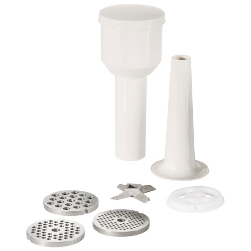 Hachoir à viande et poussoir à saucisses électrique no 8 de Weston - 650 W - Acier inoxydable