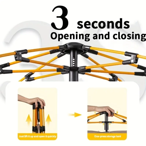 Fully Automatic Quick Opening Tent | Waterproof, Sunscreen, Mosquito-Proof Portable Camping Tent