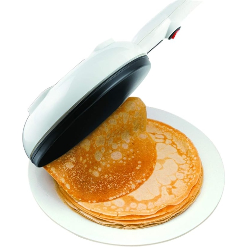 Salton Cordless Crepe Maker & Tortilla Maker - With Bonus Batter Dish & Spatula, Non-Stick Cooking Surface & Automatic Temperature Control for 7.5"