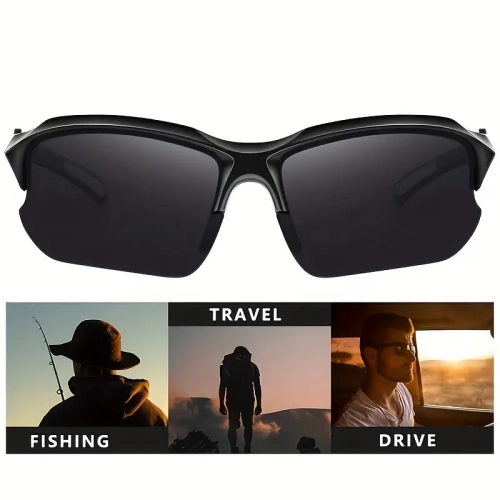 Polarized Sports Glasses for Men & Women | Windproof, Perfect for Baseball, Running, Fishing, Golf & Driving
