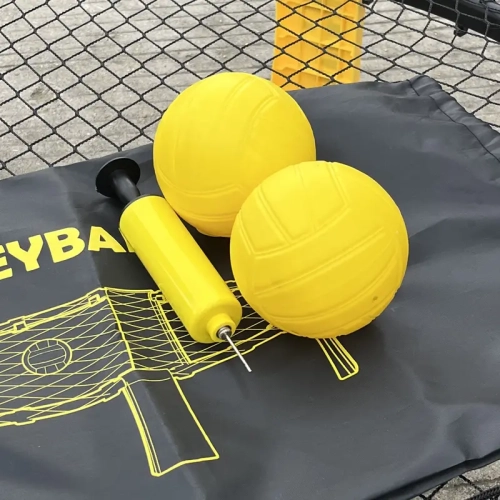 Ultimate Beach Volleyball Spike Battle Game - Outdoor Sports Set with Net & 3 Balls, Perfect Tailgate Gift for Boys & Girls