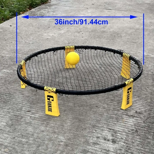 Ultimate Beach Volleyball Spike Battle Game - Outdoor Sports Set with Net & 3 Balls, Perfect Tailgate Gift for Boys & Girls