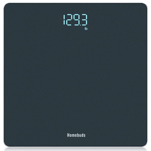 HOMEBUDS  28 X 28 X 1.5 Cm Digital Bathroom Scale for Body Weight Weighing Professional Since 2001 In Blue