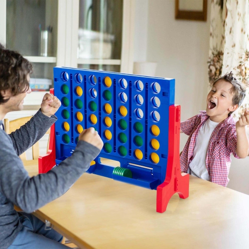 Costway Wall Mounted or Tabletop Giant 4 in a Row Jumbo 4-to-Score Connect Game Set