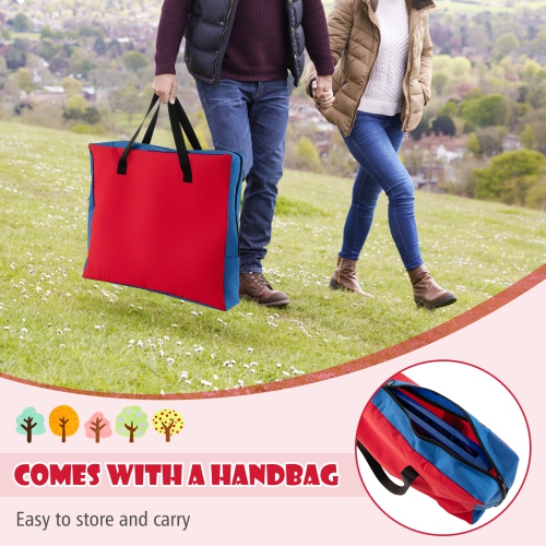 Costway Wall Mounted or Tabletop Giant 4 in a Row Jumbo 4-to-Score Connect Game Set