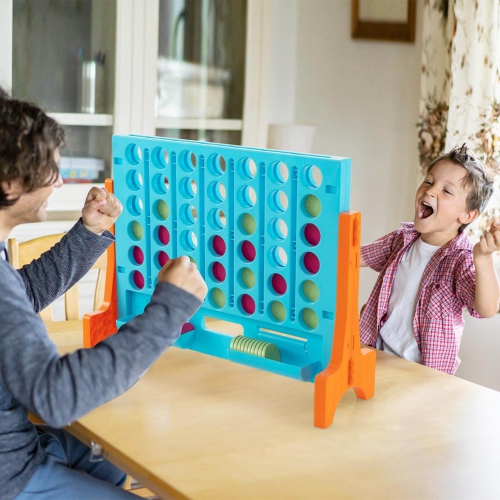 Costway Wall Mounted or Tabletop Giant 4 in a Row Jumbo 4-to-Score Connect Game Set