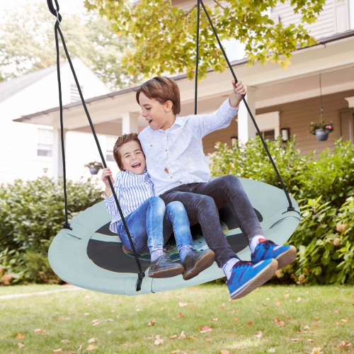 Goplus 40'' Flying Saucer Tree Swing Indoor Outdoor Play Set Kids Christmas Gift