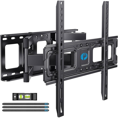 Pipishell ‎15.4 x 43.9 x 8.3 cm Adjustable Swivel Extension Wall Mount TV Bracket for LED LCD with Tilting and Levelling Capabilities Black