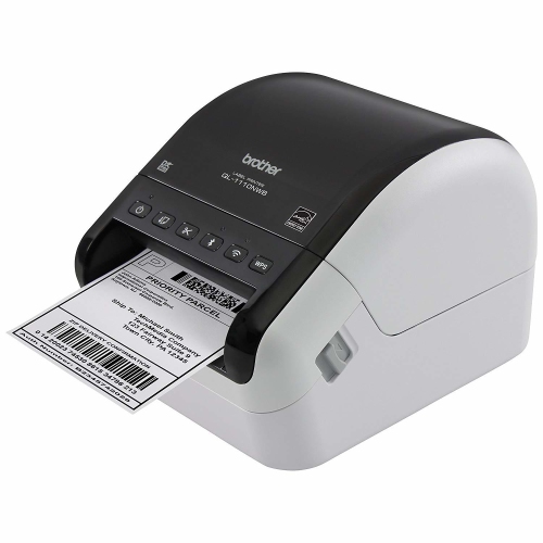 Brother Professional Label Printer with Multiple Connectivity Options - White/Black -