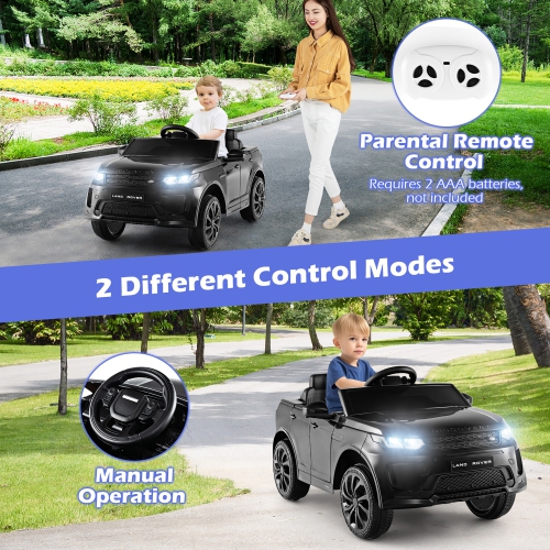 Gymax 12V Kids Ride On Car Licensed Land Rover Electric Vehicle w/ Remote Control