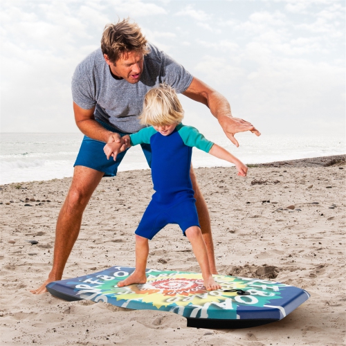 Gymax 41'' Lightweight Body Board w/ EPS Core XPE Deck HDPE Bottom Crescent Tail