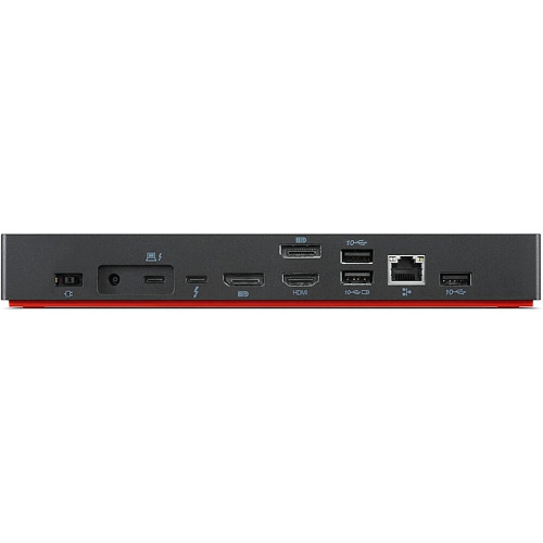 Lenovo ThinkPad Universal Thunderbolt 4 Dock, 4 Displays, Dynamic Power Charging up to 100W, Black