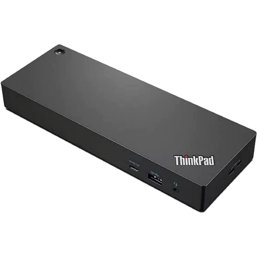 Lenovo ThinkPad Universal Thunderbolt 4 Dock, 4 Displays, Dynamic Power Charging up to 100W, Black
