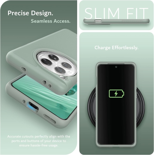 TUDIA MergeGrip OnePlus 12 Case Magsafe Compatible - Green Lily