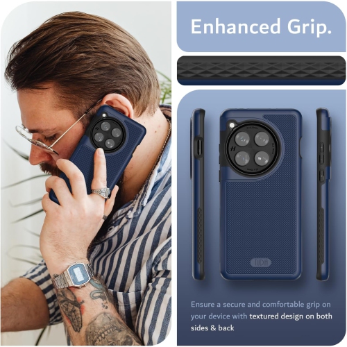 TUDIA MergeGrip OnePlus 12 Case Magsafe Compatible - Indigo Blue