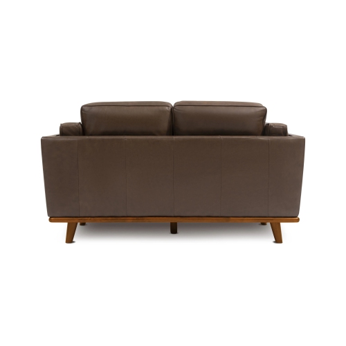 Causeuse en cuir Valencia Artisan, chocolat