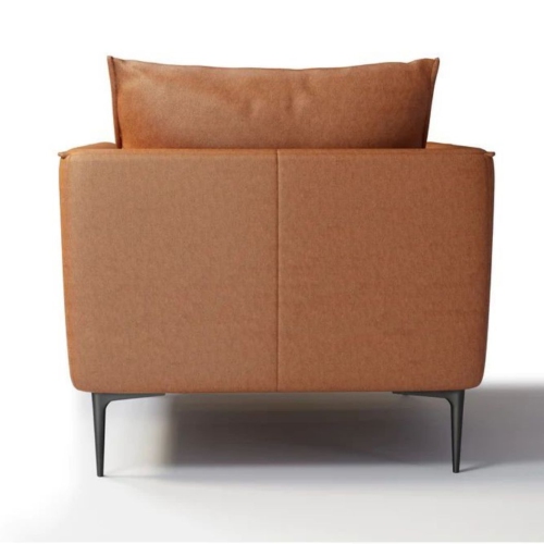 Valencia Jasper Leather Accent Chair,Cognac