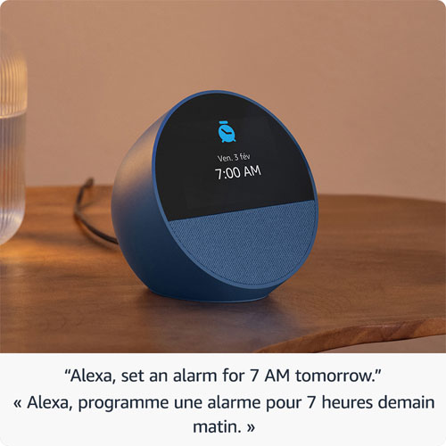 Alexa　echo spot Amazon Echo Spot - Versatile Smart Alarm Clock with Alexa