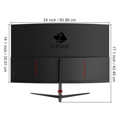 Z-EDGE UG27P 27" 1080P Full HD 240Hz 1ms Curved Gaming Monitor - Black
