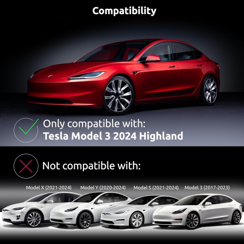 Protecteur d'écran Inskin pour Tesla Model 3 Highland, verre à écran tactile, UHD clair, installation auto-alignement, revêtement anti-empreintes, HD