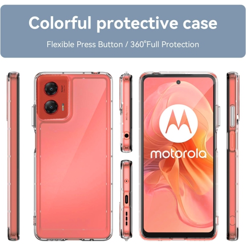 XCRS Moto G Stylus 5G 2024 Case Transparent Clear Acrylic Hard Shell Cover