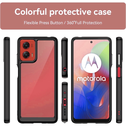 XCRS Moto G Stylus 5G 2024 Case Transparent Clear Acrylic Hard Shell Cover