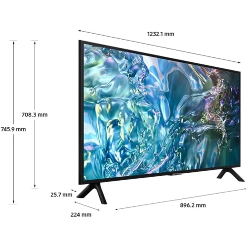 SAMSUNG 55-Inch QLED 4K Q60D Series - Quantum HDR, Q-Symphony, Motion Xcelerator, Gaming Hub, Smart TV [Canada Version]