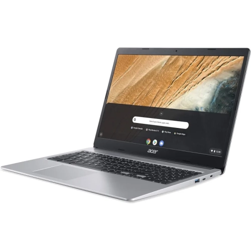 Acer Chromebook 315, 15.6" HD, Intel Celeron N4020, 4GB RAM, 64GB eMMC, Chrome OS - Silver