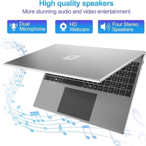 16 Inch Laptop, 16GB RAM, 512GB SSD, 11th Gen Intel Celeron N5095, FHD IPS Screen, Windows 11