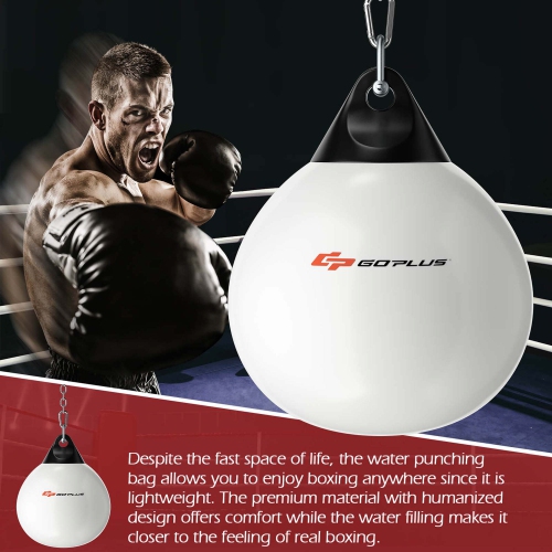 Goplus Water Punching Bag 21" 180 Pound Heavy Punching Bag with Adjustable Metal Chain