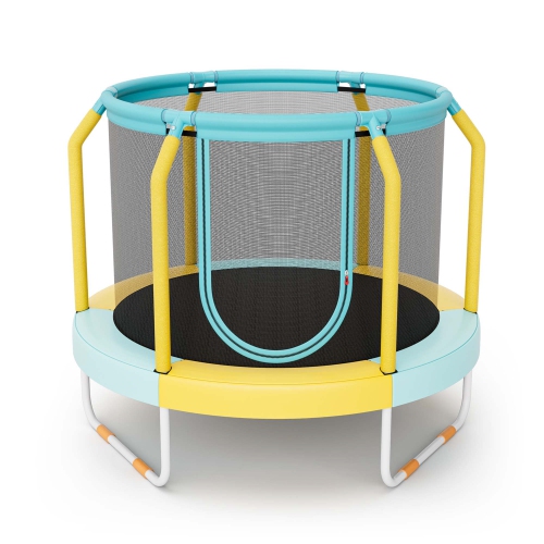 Mini trampoline de 48 po avec cadre en métal robuste à pattes en U de Costway
