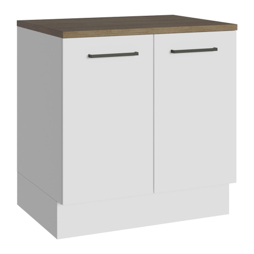 Armoire de rangement compacte pour garage/espace utilitaire avec 2 portes et tablette 33&nbsp;po Madesa - Blanc