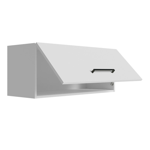 Armoire murale mince pour garage/salle utilitaire Madesa avec unité de rangement à porte horizontale de 31&nbsp;po - Blanc