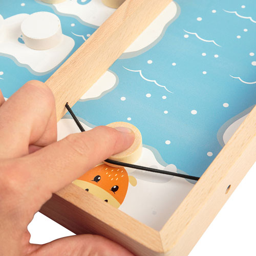 Bigjigs Wooden Ice Puck Game
