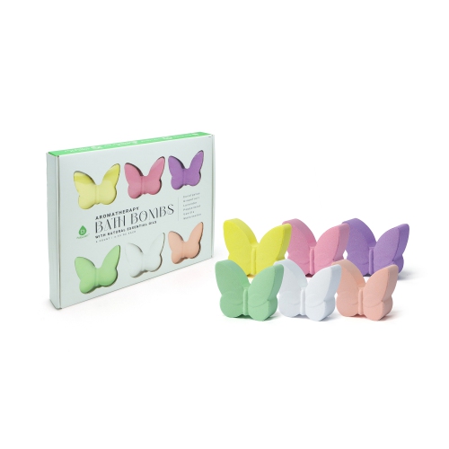 PURSONIC  Aromatherapy Butterflies Bath Bombs – Transform Your Bath Into A Spa-Like Retreat