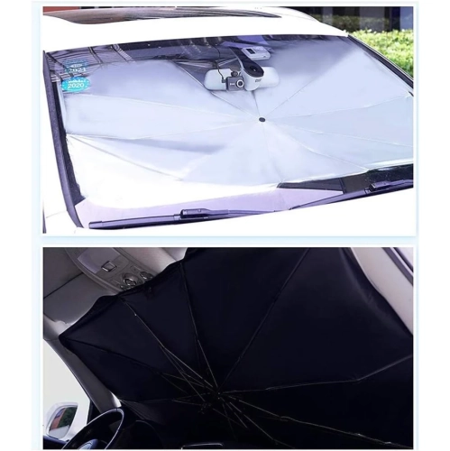 Universal Retractable Car Sunshade - UV Protection, Keeps Car Cool, Easy Installation