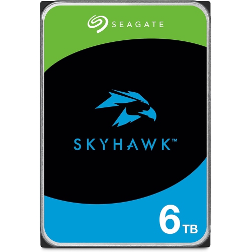 Seagate Skyhawk 6TB Video Internal Hard Drive HDD – 3.5 Inch SATA 6Gb/s 256MB Cache for DVR NVR Security Camera System with in-House Rescue Services